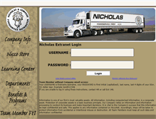 Tablet Screenshot of nicconet.com